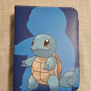 Pokrmon Trading Card With 50 Sleeves , Wrist Strap & Zip Closure NEW
